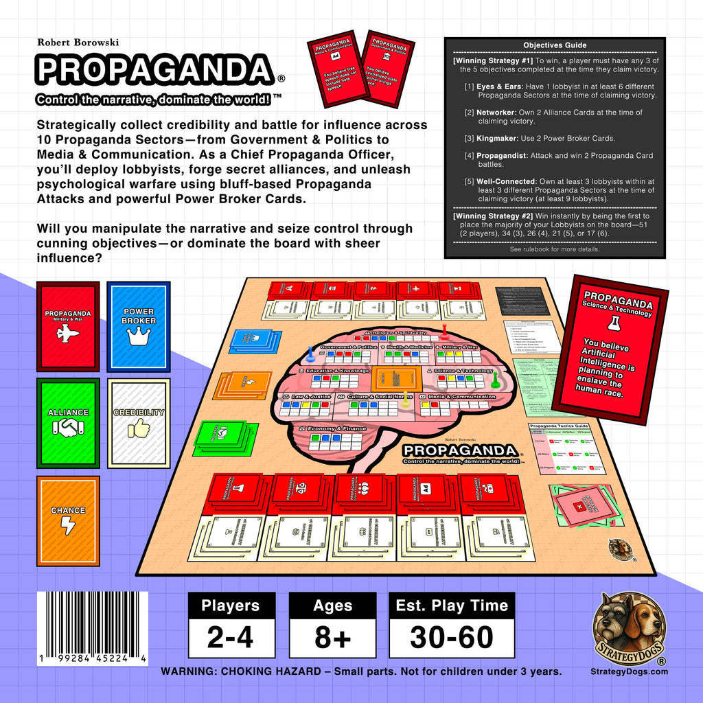 PROPAGANDA: Control the narrative, dominate the world! (Premium Board Game)